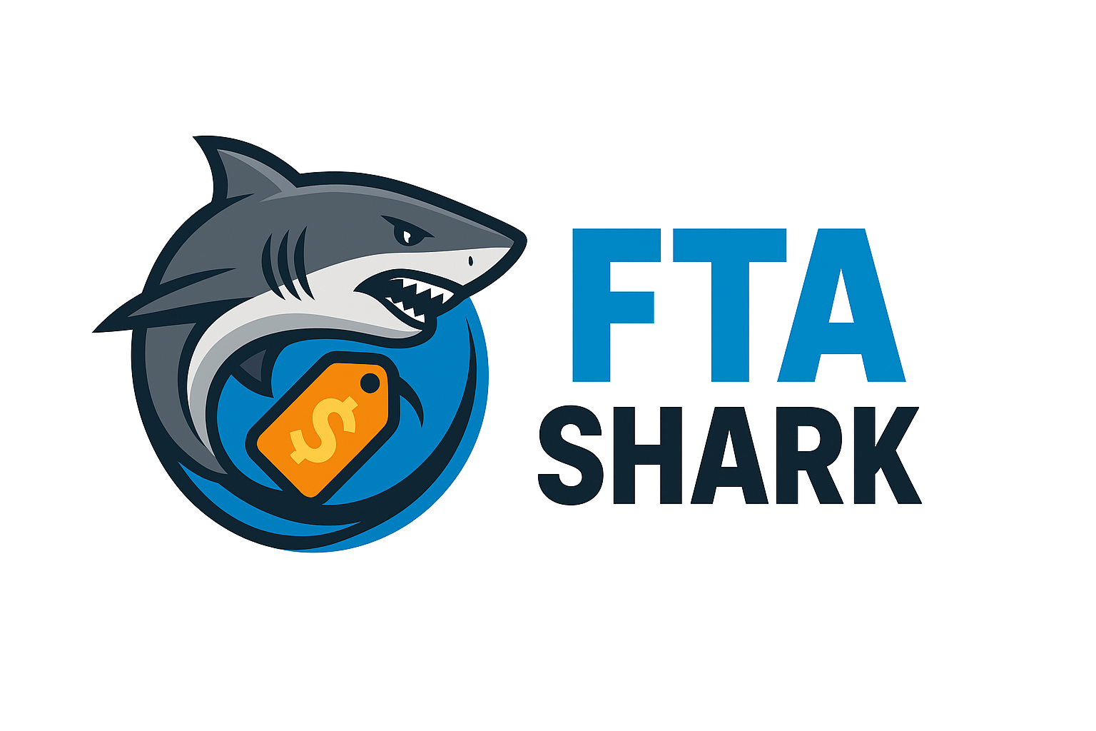 FTA Shark - Auction Intelligence Platform Logo: Automated Bidding for 179K+ Live Auctions